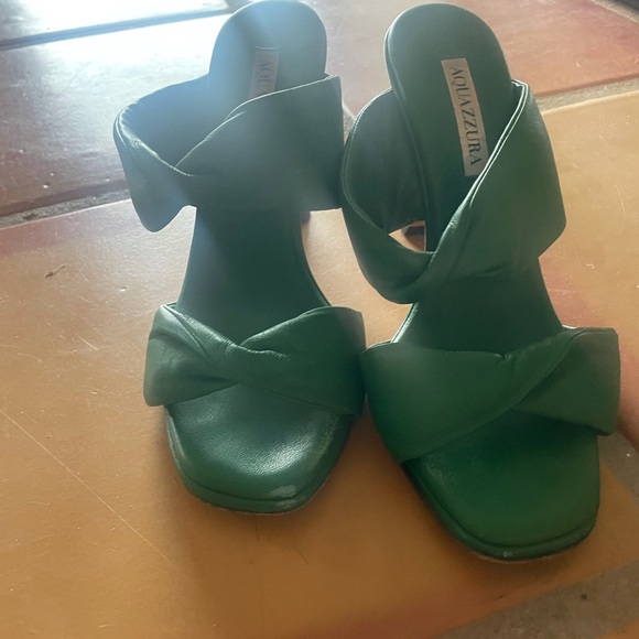 Gorgeous green aquazzura heels in the softest leather - Picture 6 of 11